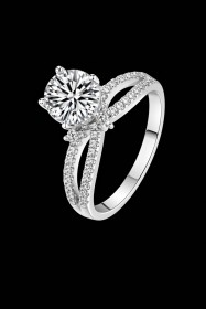 خاتم الماس 2 قيراط