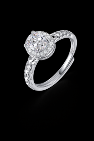 خاتم الماس 2 قيراط