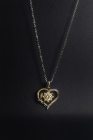 سنسال الماس قيراط مطلي ذهب