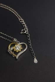 سنسال الماس قيراط مطلي ذهب